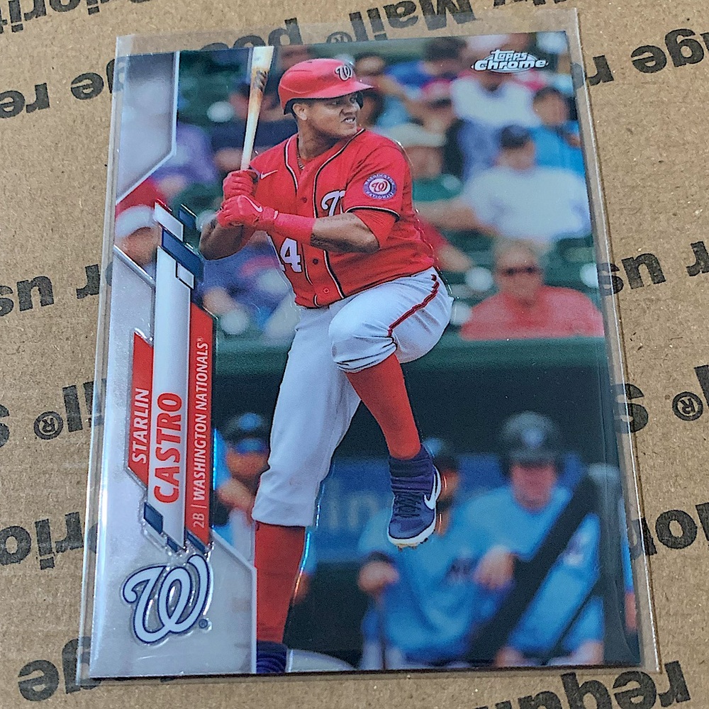 Starlin Castro β20 Topps Chrome Card